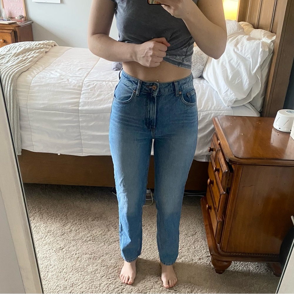 Free People Pacifica Straight-Leg Jeans